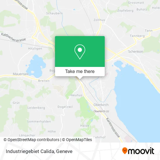Industriegebiet Calida map