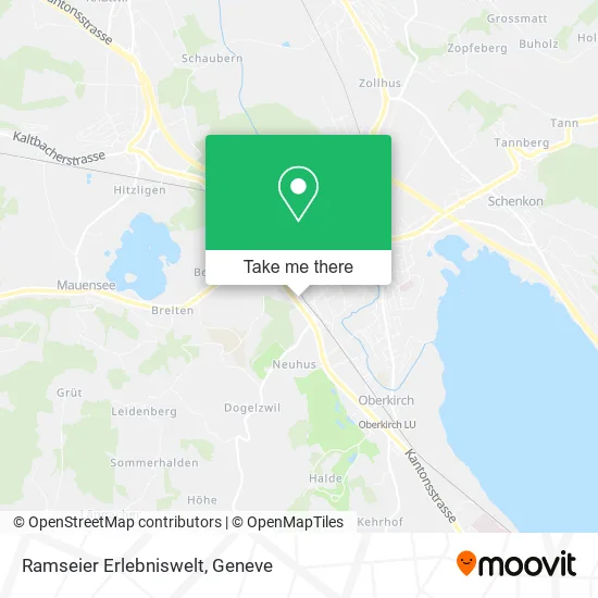 Ramseier Erlebniswelt map