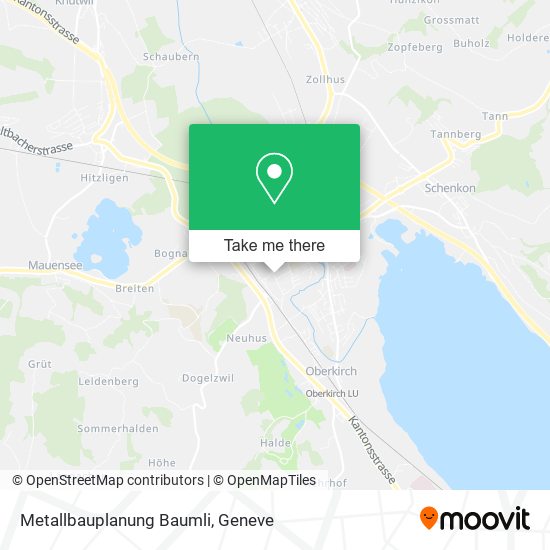 Metallbauplanung Baumli map