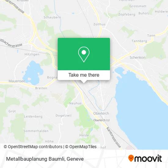 Metallbauplanung Baumli map