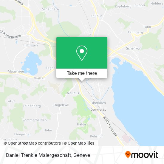 Daniel Trenkle Malergeschäft map
