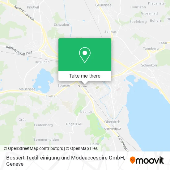 Bossert Textilreinigung und Modeaccesoire GmbH map