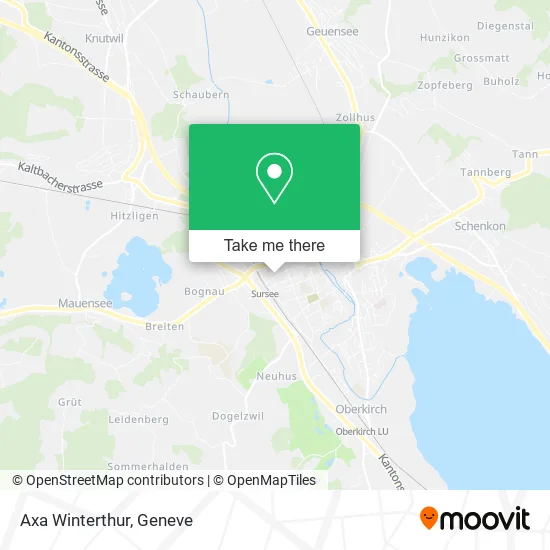Axa Winterthur map