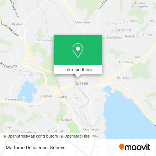 Madame Délicieuse map