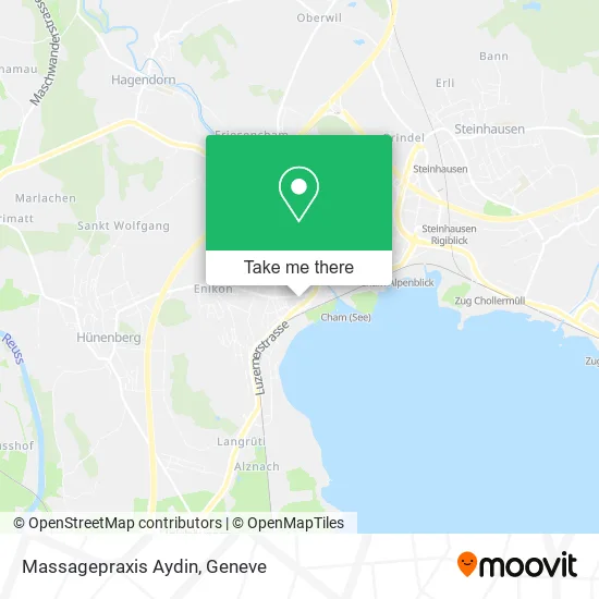 Massagepraxis Aydin map