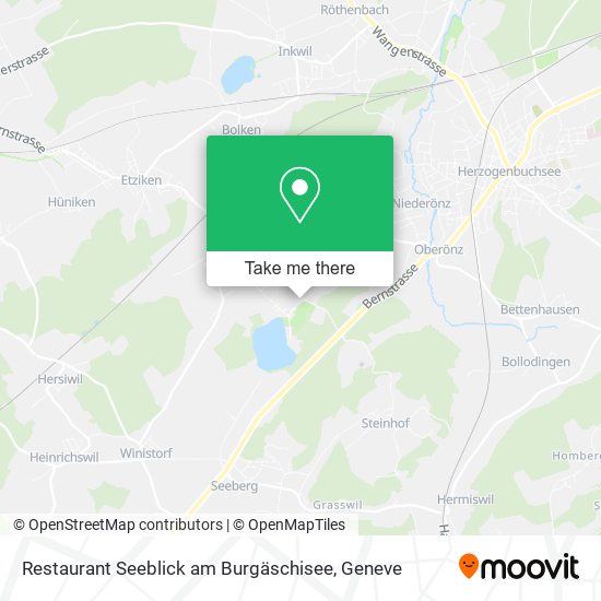 Restaurant Seeblick am Burgäschisee map