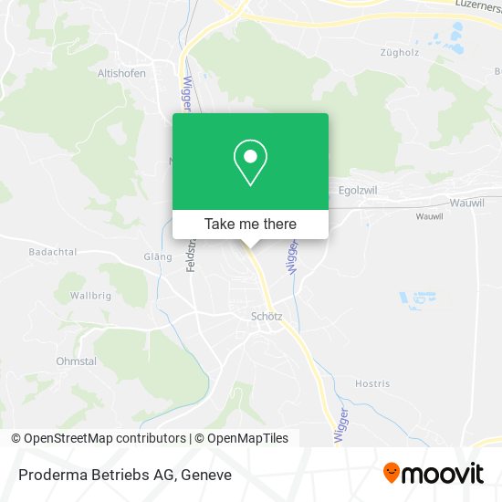 Proderma Betriebs AG map