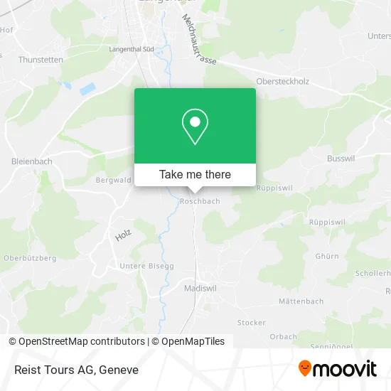 Reist Tours AG map