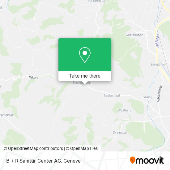 B + R Sanitär-Center AG map