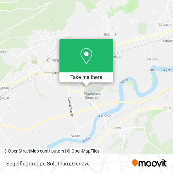Segelfluggruppe Solothurn map