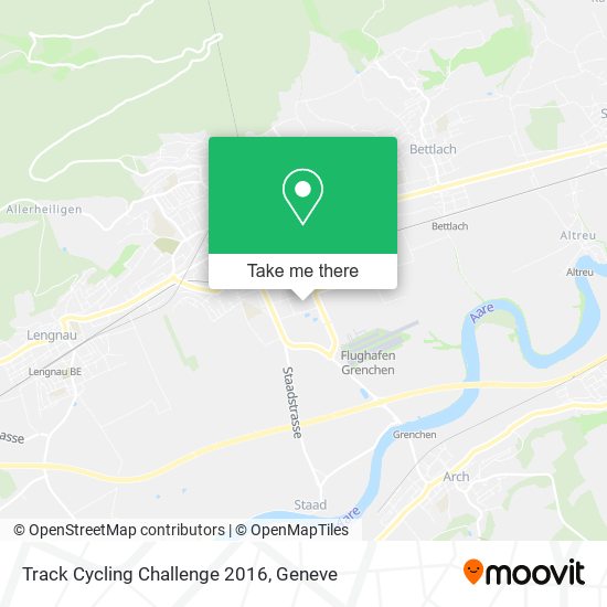 Track Cycling Challenge 2016 map