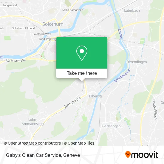Gaby's Clean Car Service map