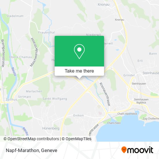 Napf-Marathon map