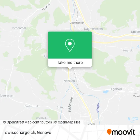 swisscharge.ch map