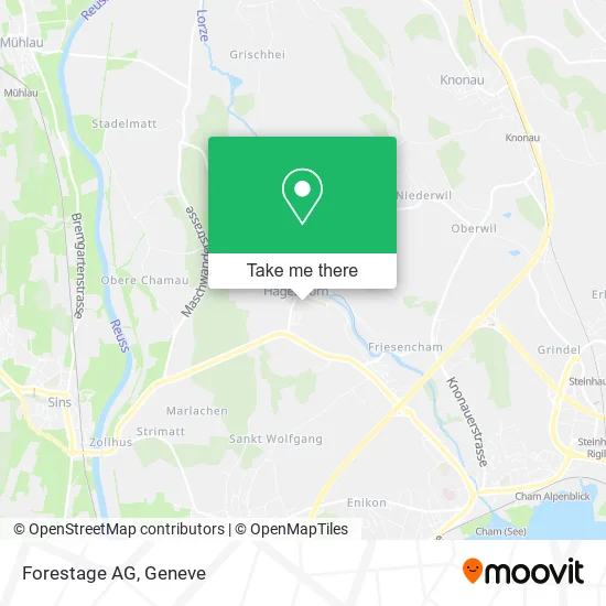 Forestage AG map