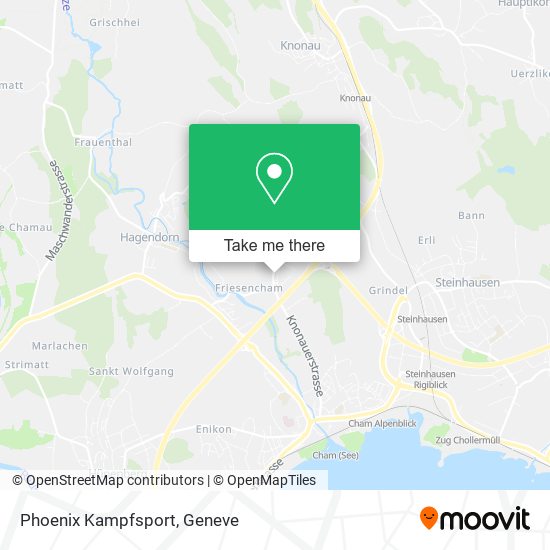 Phoenix Kampfsport map