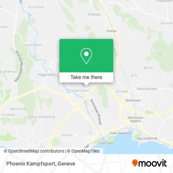 Phoenix Kampfsport map