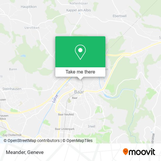 Meander map