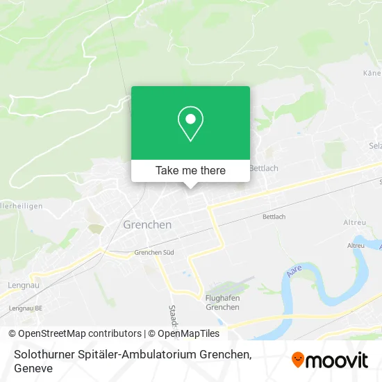 Solothurner Spitäler-Ambulatorium Grenchen map
