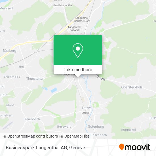 Businesspark Langenthal AG map