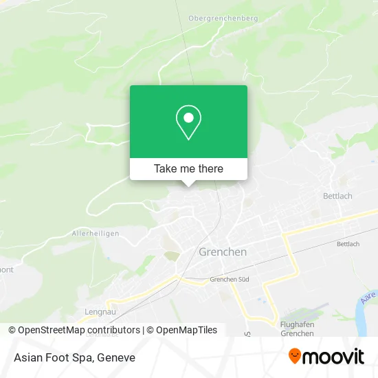 Asian Foot Spa map