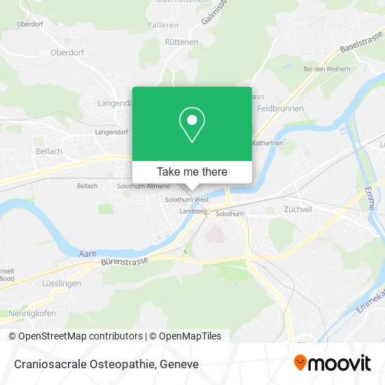 Craniosacrale Osteopathie map