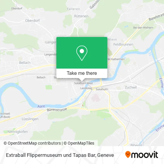 Extraball Flippermuseum und Tapas Bar map