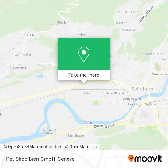 Pet-Shop Bieri GmbH plan