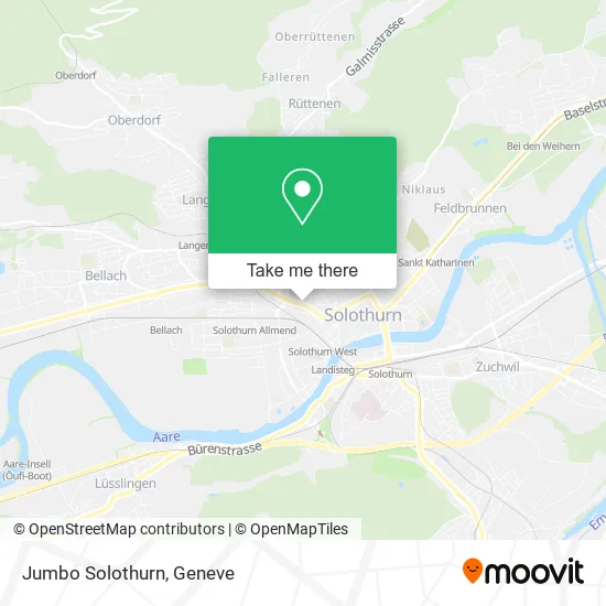 Jumbo Solothurn map