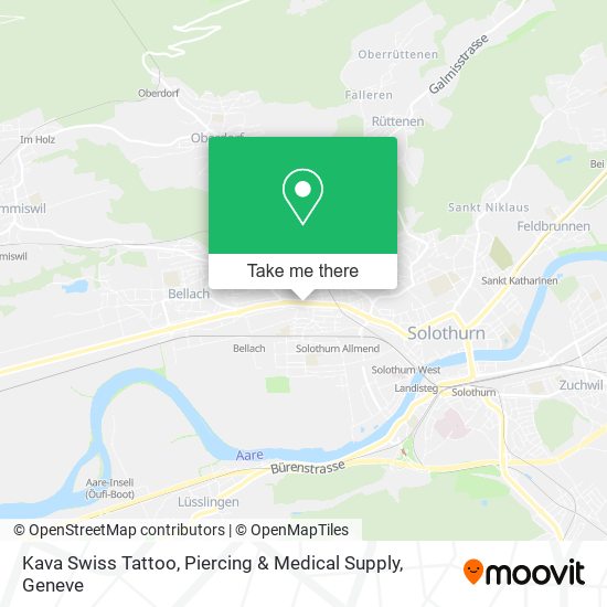 Kava Swiss Tattoo, Piercing & Medical Supply map