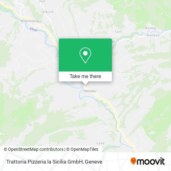 Trattoria Pizzeria la Sicilia GmbH map