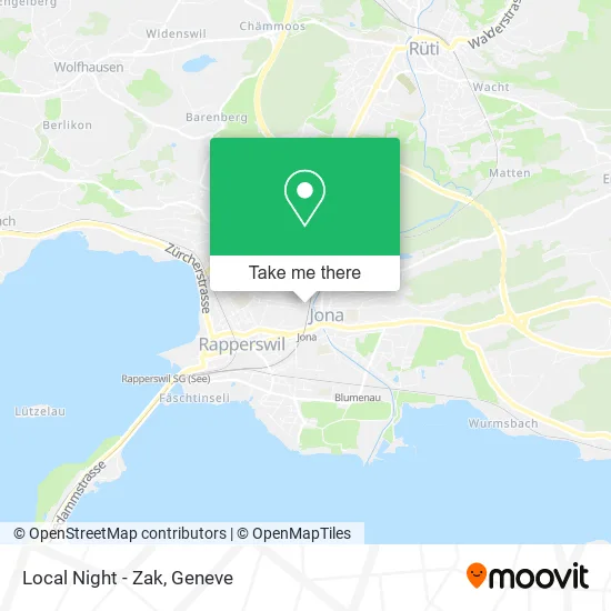 Local Night - Zak map