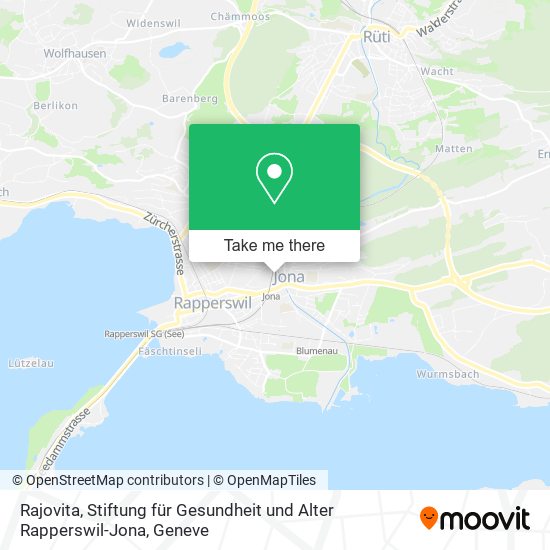 Rajovita, Stiftung für Gesundheit und Alter Rapperswil-Jona map