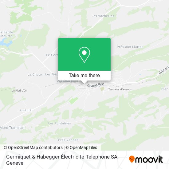 Germiquet & Habegger Électricité-Téléphone SA plan