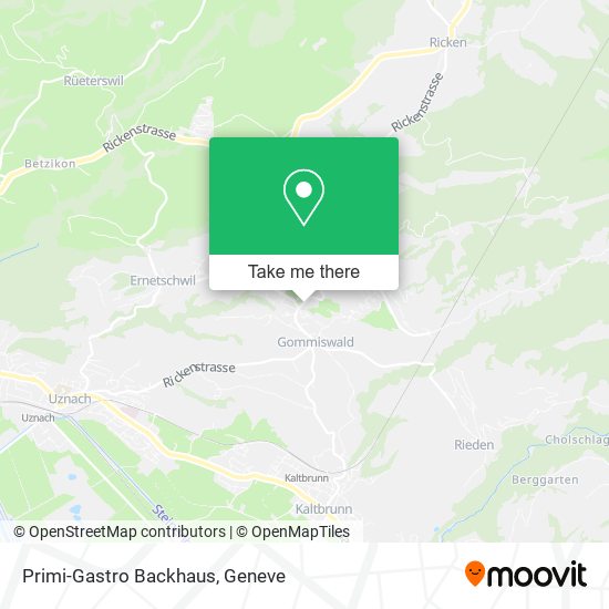 Primi-Gastro Backhaus map