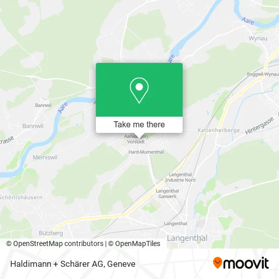 Haldimann + Schärer AG map