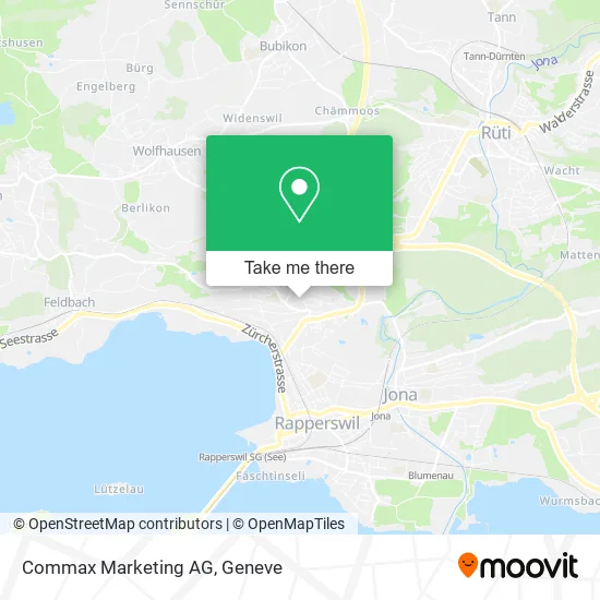 Commax Marketing AG map