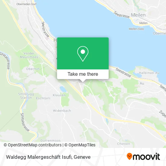 Waldegg Malergeschäft Isufi map