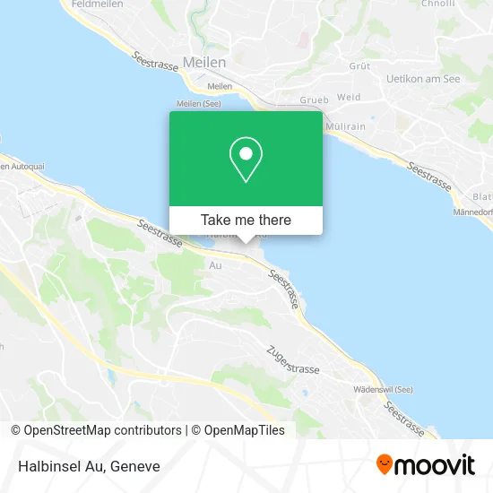 Halbinsel Au map
