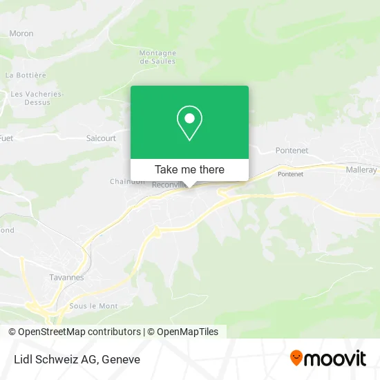 Lidl Schweiz AG map