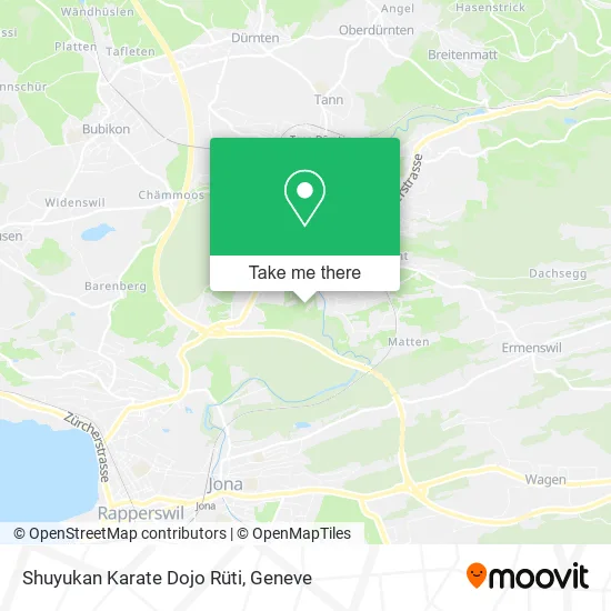 Shuyukan Karate Dojo Rüti map
