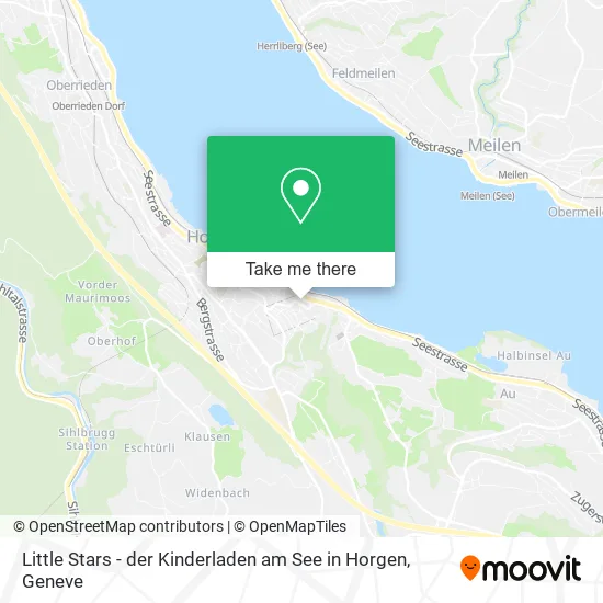 Little Stars - der Kinderladen am See in Horgen map