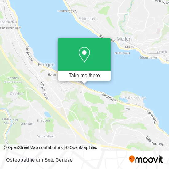 Osteopathie am See map