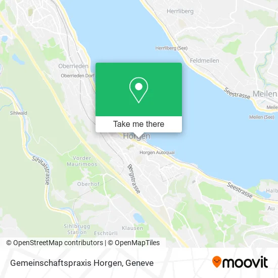 Gemeinschaftspraxis Horgen map