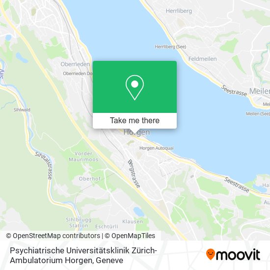 Psychiatrische Universitätsklinik Zürich-Ambulatorium Horgen map