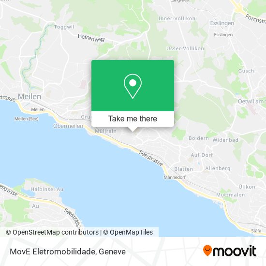 MovE Eletromobilidade map