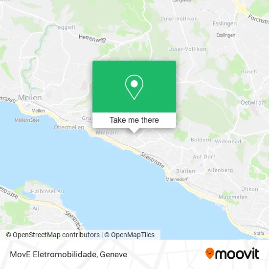 MovE Eletromobilidade map