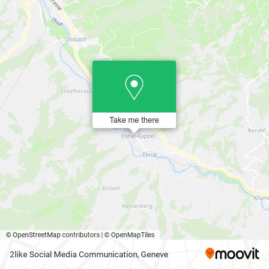 2like Social Media Communication map
