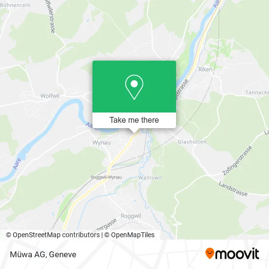 Müwa AG map