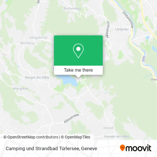 Camping und Strandbad Türlersee map